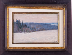 Морозов Константин Феофанович (1894-1990). Розовые сумерки. 1939.