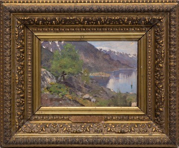 Ендогуров Иван Иванович (1861-1898). Пейзаж с озером1
