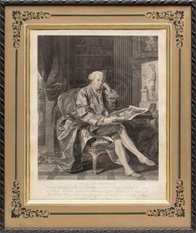 Дюпюи (Dupuis) Николя (1698–1771) по оригиналу Рослена (Roslin) Александра (1710–1793).
Портрет И. И. Бецкого. 1760-е годы.