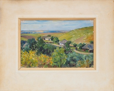 [Русское зарубежье] Суковкина Ольга Константиновна (1867-1960) (?). Летний пейзаж. 1904.