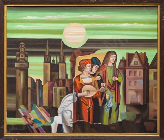 Белотелова Татьяна Ивановна (род. 1940). Музыка старого города. 1990.