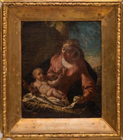 Неизвестный художник (Европа). Мария с младенцем. XVIII век (?).