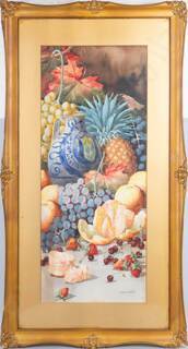 Джовани Барбаро (Giovanni Barbaro). Парные натюрморты с фруктами. 1890-е.