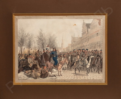 Зур (Suhr) Корнелиус (1781–1857) Казаки и башкиры в Гамбурге в 1813 году. 1814 год.