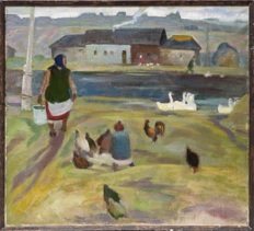 Алексеев Адольф Евгеньевич (1934-2000). Село Катино. 1961.
