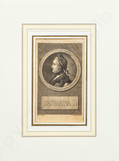 Портрет императрицы Екатерины II. 1776 год.
Даниель Ходовецкий (1726–1801) по оригиналу Пьетро Ротари (Rotari)(1707 или 1710–1762).