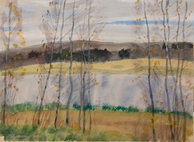 Дмитриевский Виктор Константинович (1923-2006). Поздняя осень. 1998.