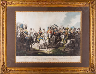 Хит (Heath) Уильям (1795–1840) Император Александр I с союзниками. 1819 год.