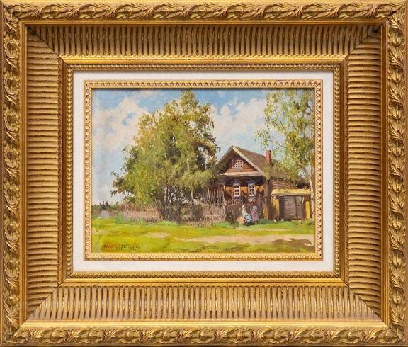 Маковский Александр Владимирович (1869–1924). В деревне. Начало ХХ века.
