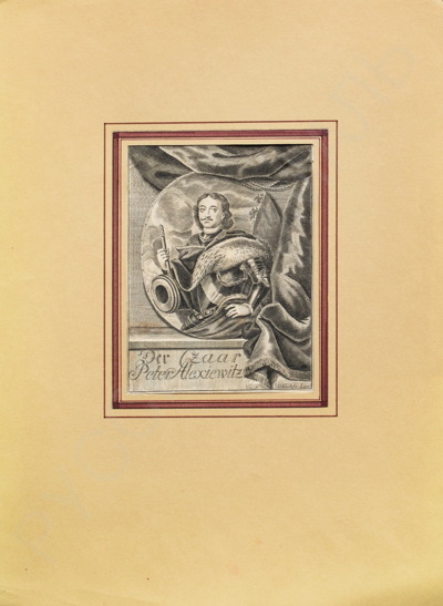 Портрет Петра I. 1721 год.
Улих по оригиналу Яна Купецкого (Kupetzky) (1666
