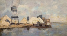 Радимов Павел Александрович (1887–1967). Москва. Южный порт. Вышка. 1961.