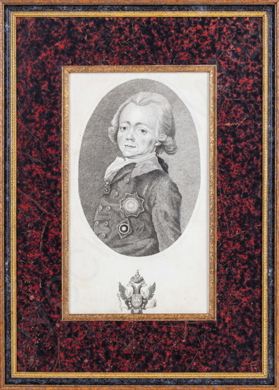 Портрет императора Павла I. Ок. 1800 года.