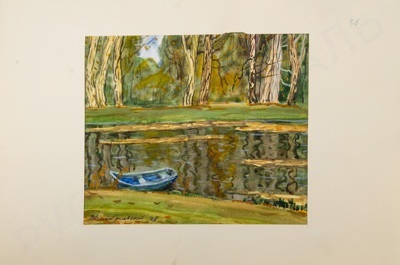 Дмитриевский Виктор Константинович (1923-2006).  Лодка. 1976.