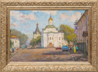Рассыпнов Виталий Иванович (1927-2011).  Смоленская церковь на Симановской. 1992.